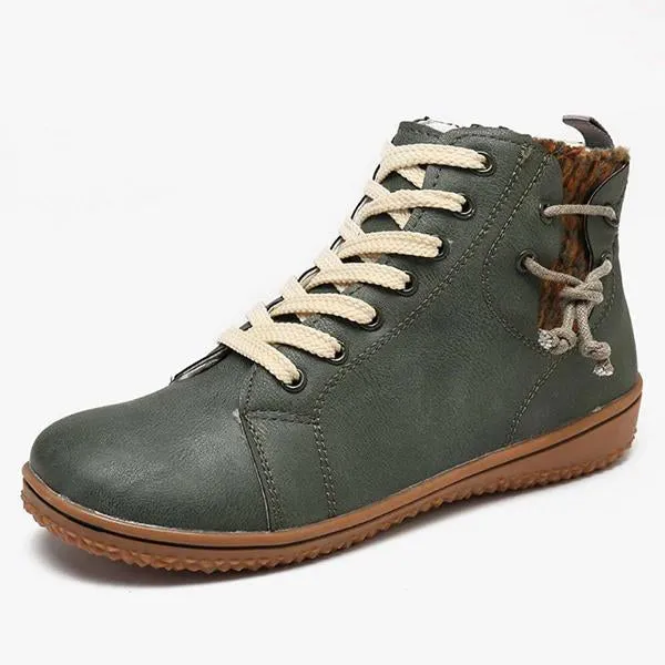 Adidas Terrex Anylander Mid Hiking Shoes Reviews Women's Retro Casual Flat Lace-Up Booties 65561992S