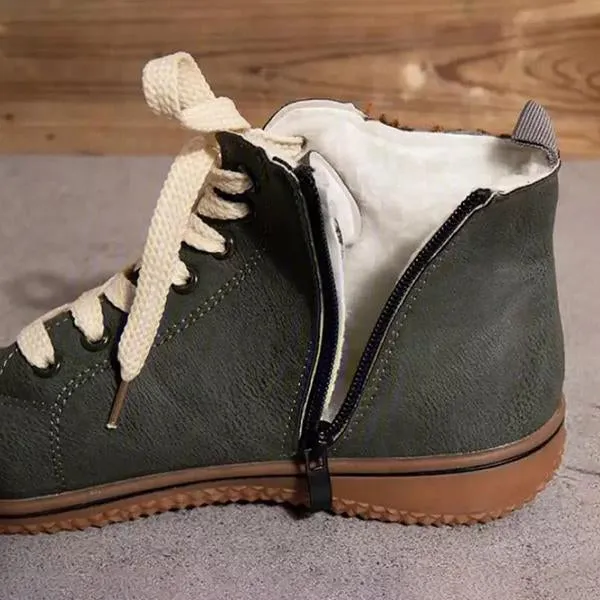 Towelie Adidas Shoes Women's Retro Casual Flat Lace-Up Booties 65561992S