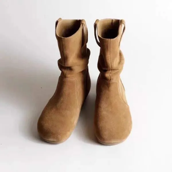 Grey Adidas Shoes Women's Retro Slip-On Slouch Boots 11267438C