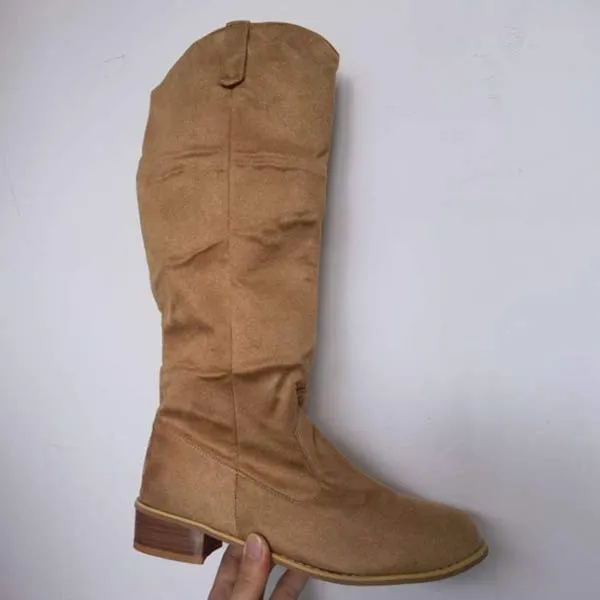 Adidas Shoes No Tie Women'S Round Toe High Boots 14603026C