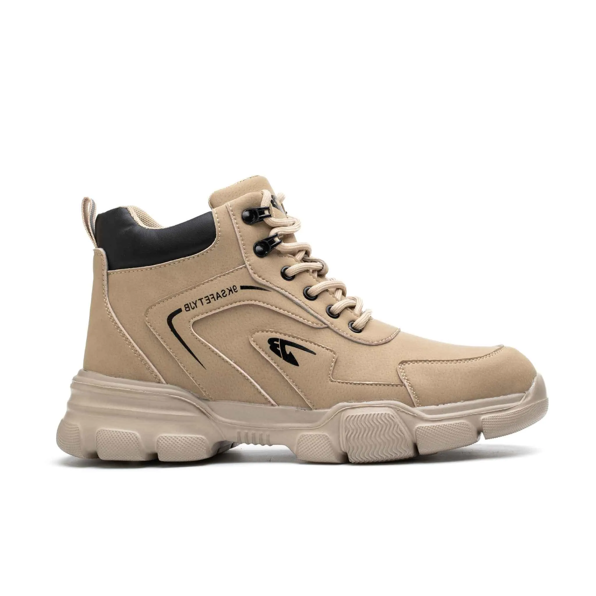 Nonslip Work Boots Women's Steel Toe Work Boot - Rubber Sole | B197