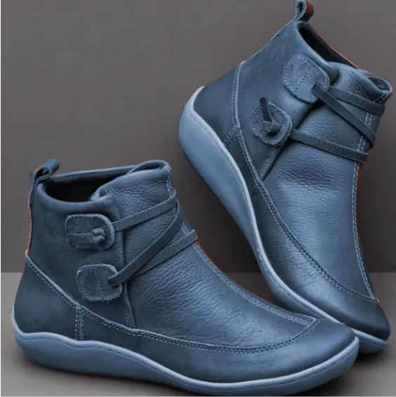 Adidas The Road Shoe Womens Stitching Slip On Solid Color Slip Resistant Winter Ankle Boots 2022 Shoes