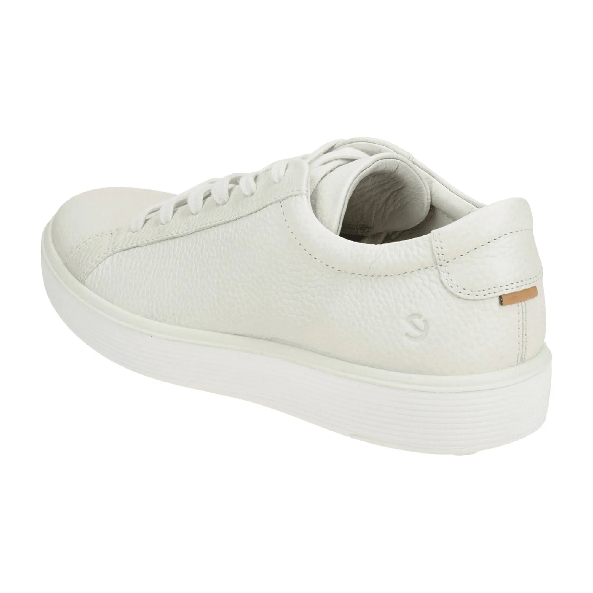 Adidas Shoes With Stripes On One Side Ecco Soft 60 M Men's White Leather Sneakers | Stylish & Durable