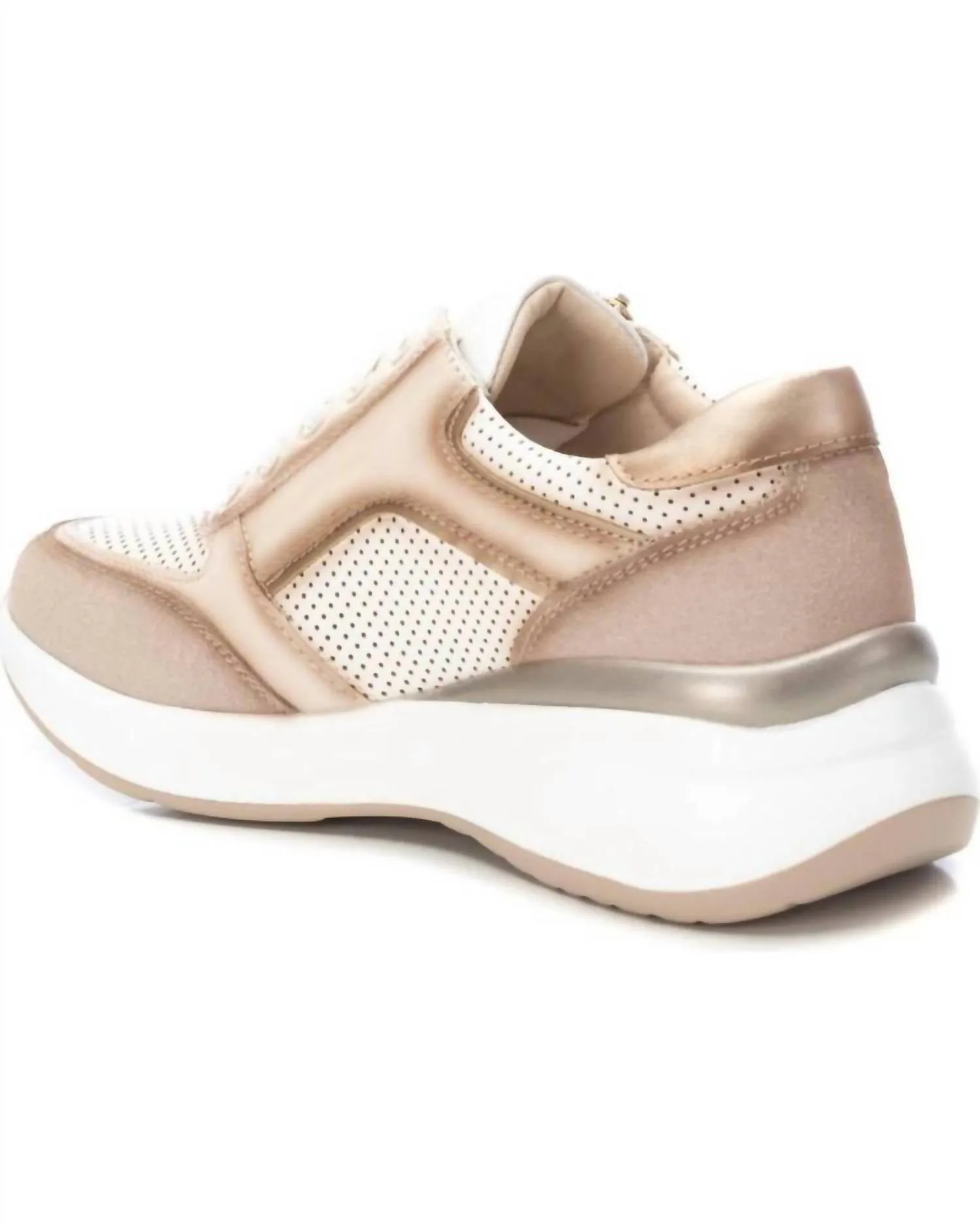 Xti - Women's Lace-Up Sneakers Gazelle Platform Sneakers