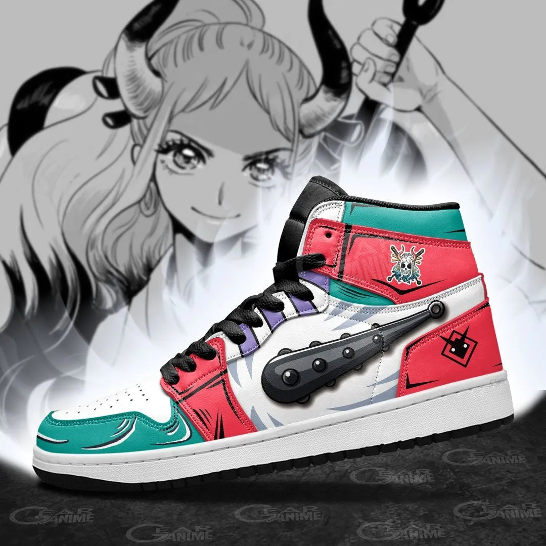 Yamato's kanabo Sneakers Custom Anime Wano Arc OP Shoes Asics Shoes Sale Uk